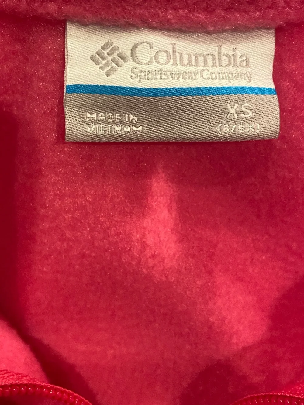 Columbia Pink Girls' Fleece Jacket size XS 6-6X - Picture 4 of 6